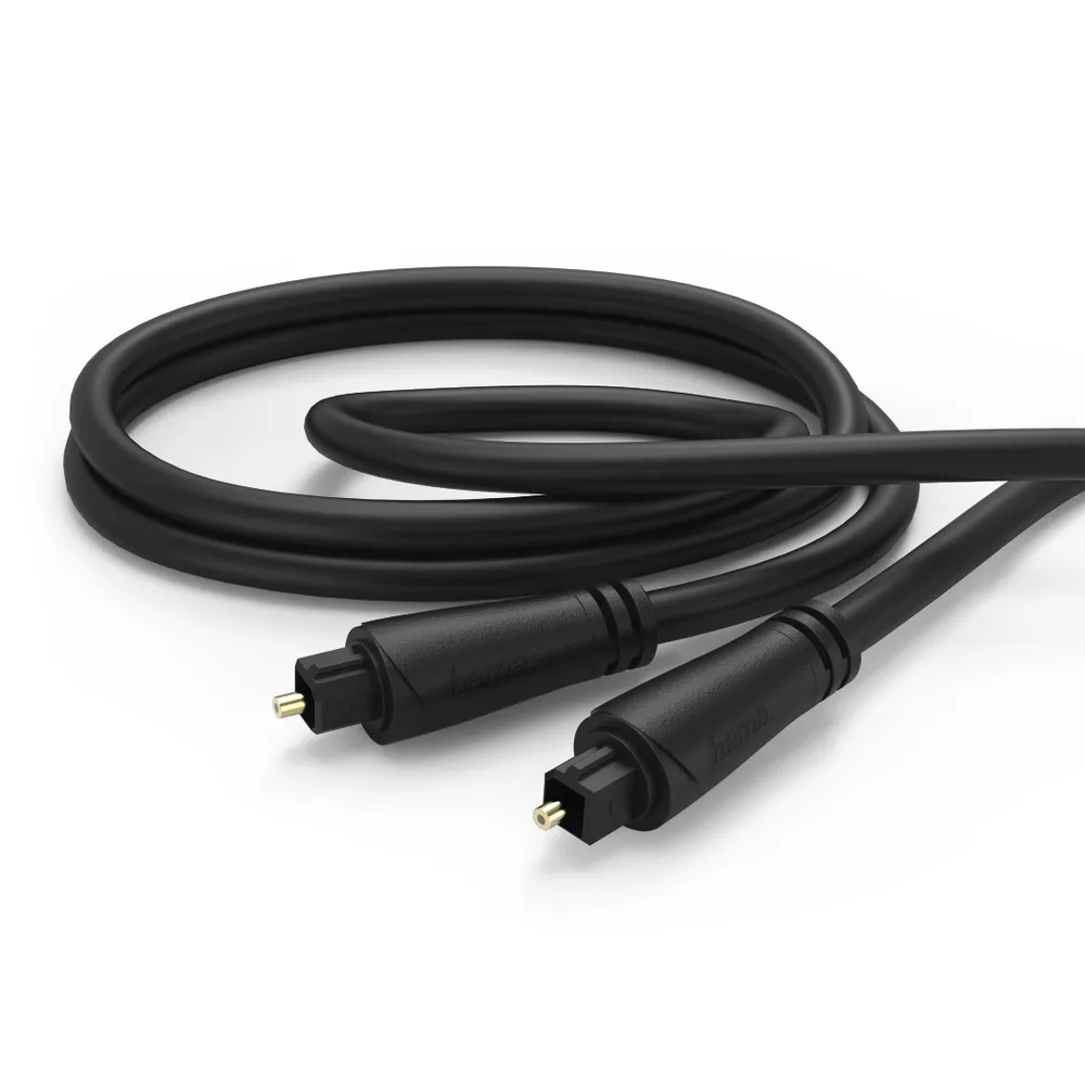 Audio-Lichtleiter-Kabel, ODT-Stecker (Toslink), vergoldet, 1,5 m (00179211)