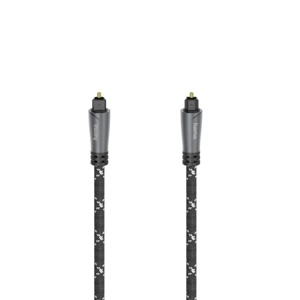 Audio-Lichtleiter-Kabel, ODT-Stecker (Toslink), Metall, 1,5 m (00205139)