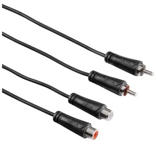 Audio-Verlängerungskabel, 2 Cinch-Stecker - 2 Cinch-Kupplungen, 3,0 m (00122277)