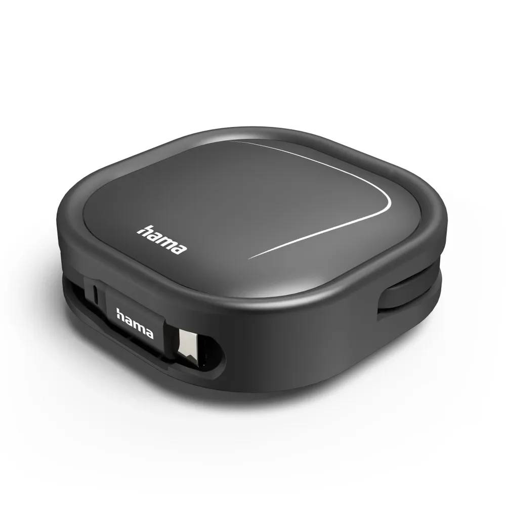 Ausziehbares Ladekabel, USB-C - USB-C, 60 W, 1m (00201830)