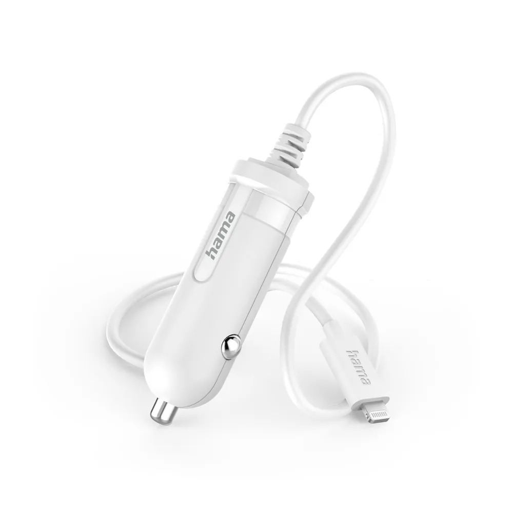 Auto-Ladegerät mit Lightning-Anschluss, 5 W, 1 m, Weiß (00201607)