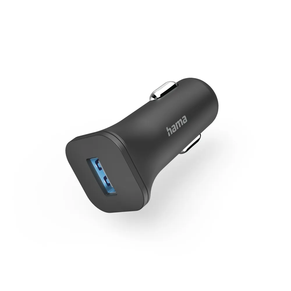 Auto-Ladegerät, USB-A, 6 W, Schwarz (00201634)