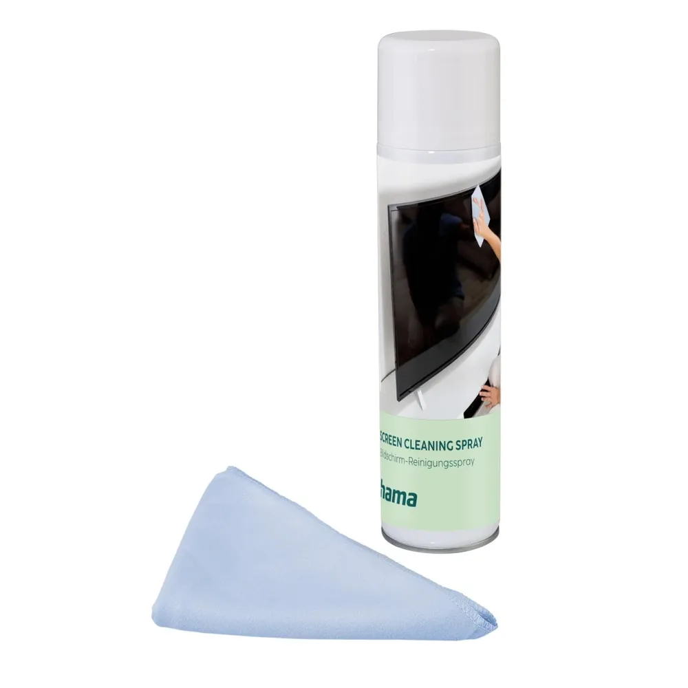 Bildschirmreiniger, Schaum + Reinigungstuch, 200 ml, TV, Büro + Küche (00221096)