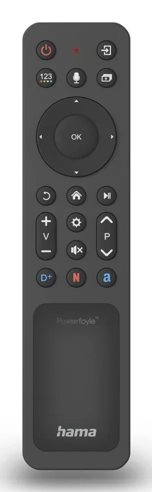 Bluetooth®-Fernbedienung für Samsung Smart-TVs, Solar, Multi-View, Apps (00221058)