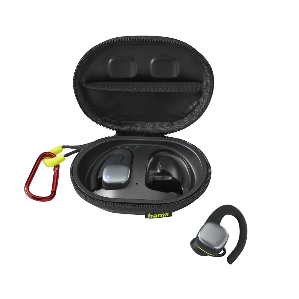 "Bluetooth®-Kopfhörer ""Spirit Athletics"", True Wireless, Ohrbügel, Schw/Gelb (00184113)"