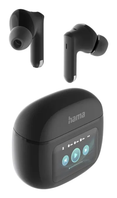 "Bluetooth®-Kopfhörer ""Spirit Touch"", TWS, ANC, mit Display, In-Ear, Schwarz (00221820)"