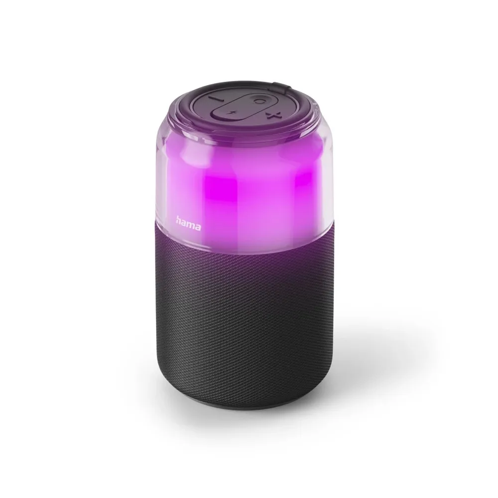 "Bluetooth®-Lautsprecher ""Can Speaker"", 4 LED-Licht-Modi, 5W, Schwarz (00188243) Bluetooth-Lautsprecher"