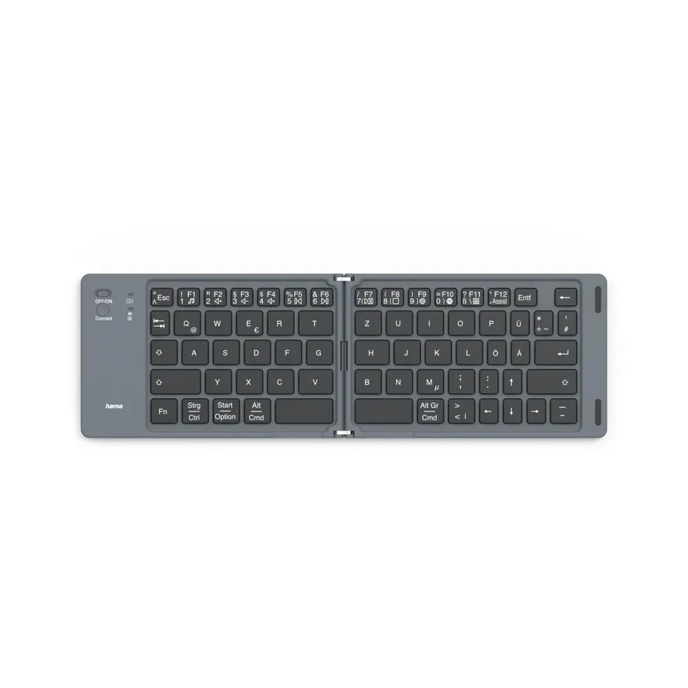 "Bluetooth®-Mini-Tastatur ""Travel 450"", faltbar, kabellos, Schw., QWERTZ DE (00125136)"