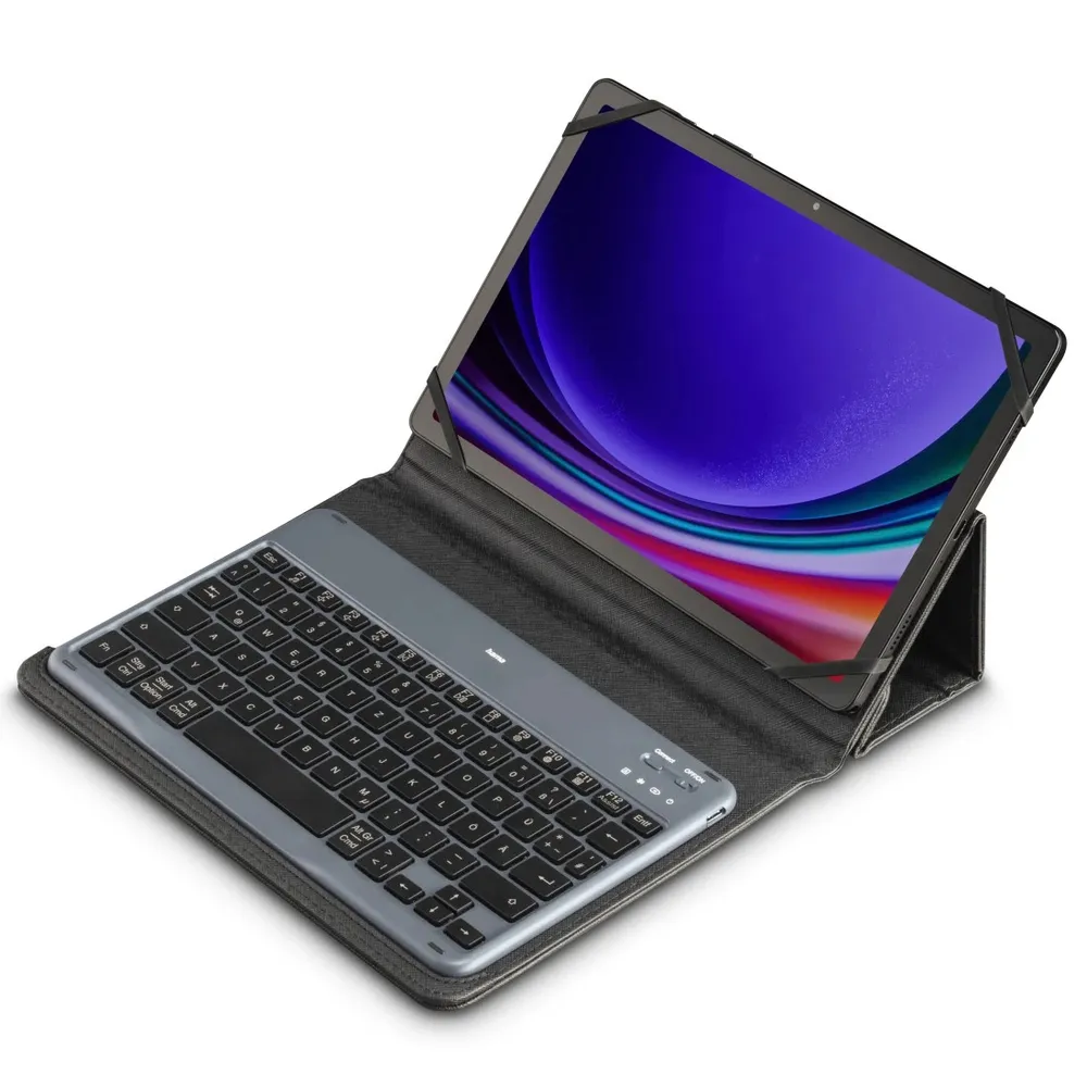 "Bluetooth®-Tastatur ""Travel 500"" für Tablets 7""-11"", Case, Schw., QWERTZ DE (00125137)"