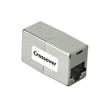 "CAT5e-Netzwerkadapter ""Cross-Over"", 2x Modular 8p8c (RJ45)-Kupplung (00042055)"