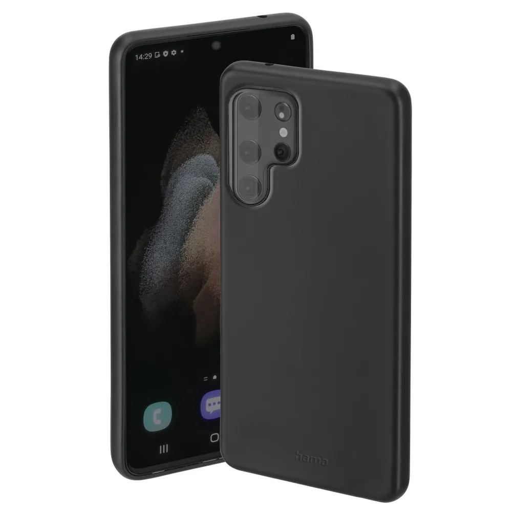 "Cover ""Finest Feel"" für Samsung Galaxy S22 Ultra (5G), Schwarz (00172353) Handyhülle"