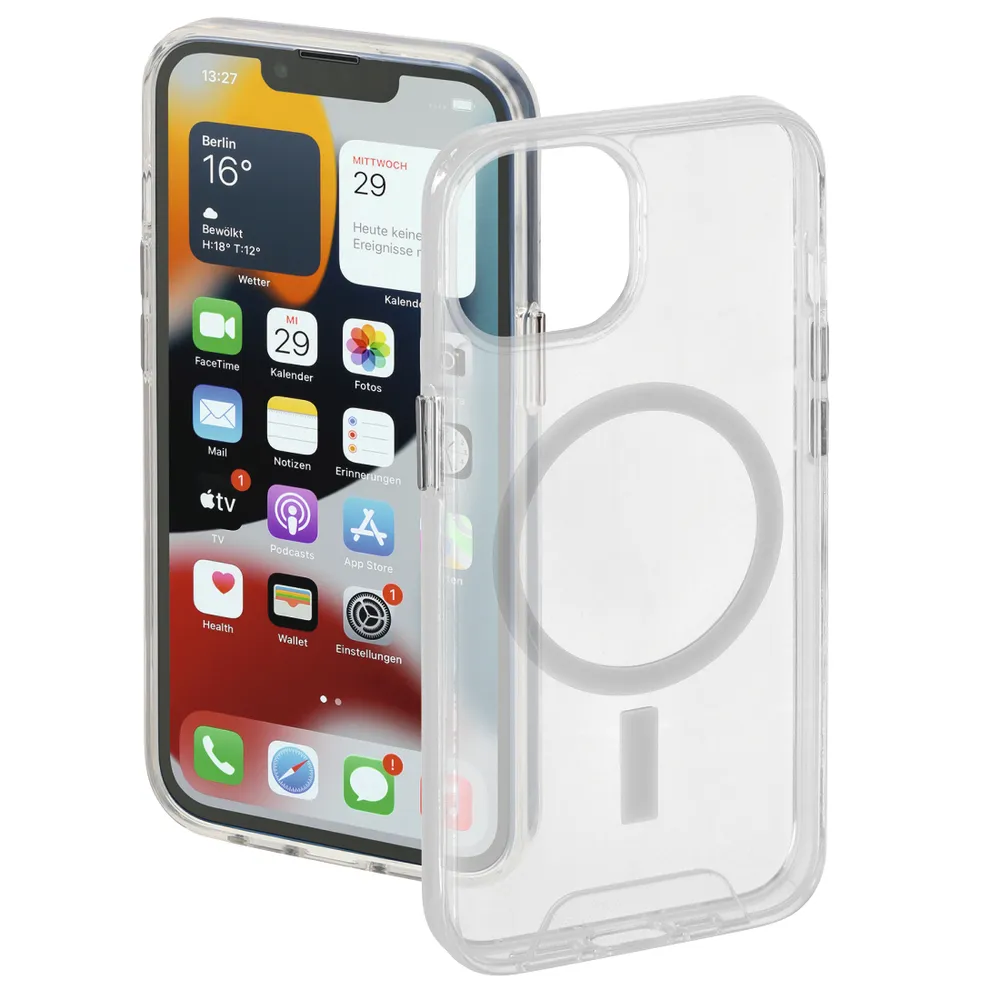 "Cover ""MagCase Safety"" für Apple iPhone 13, Transparent (00172391) Handyhülle"