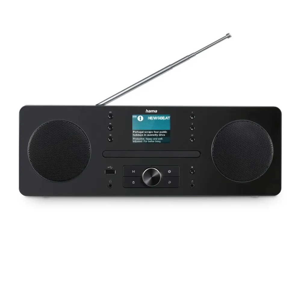 "Digitalradio ""DR1560CBT"", DAB+/FM/CD/Bluetooth® RX, Schwarz (00054254) DAB+ Radio mit CD Player"