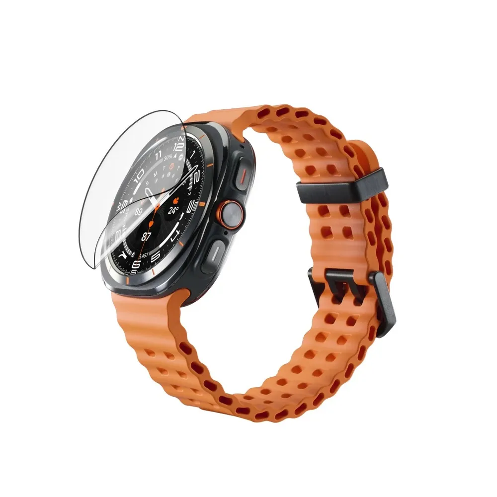 "Displayschutz ""Super Hybrid"" f. Galaxy Watch Ultra (25), 47mm, Montagehilfe (00210966)"