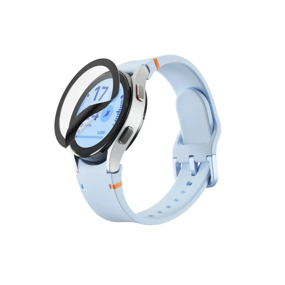 "Displayschutz ""Super Hybrid"" für Samsung Galaxy Watch FE, 40mm, Montagehilfe (00228502)"
