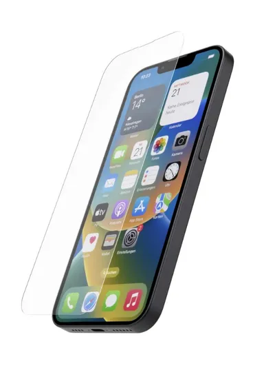 "Echtglas-Displayschutz ""Premium Crystal Glass"" für iPhone 15/15 Pro (00219924)"