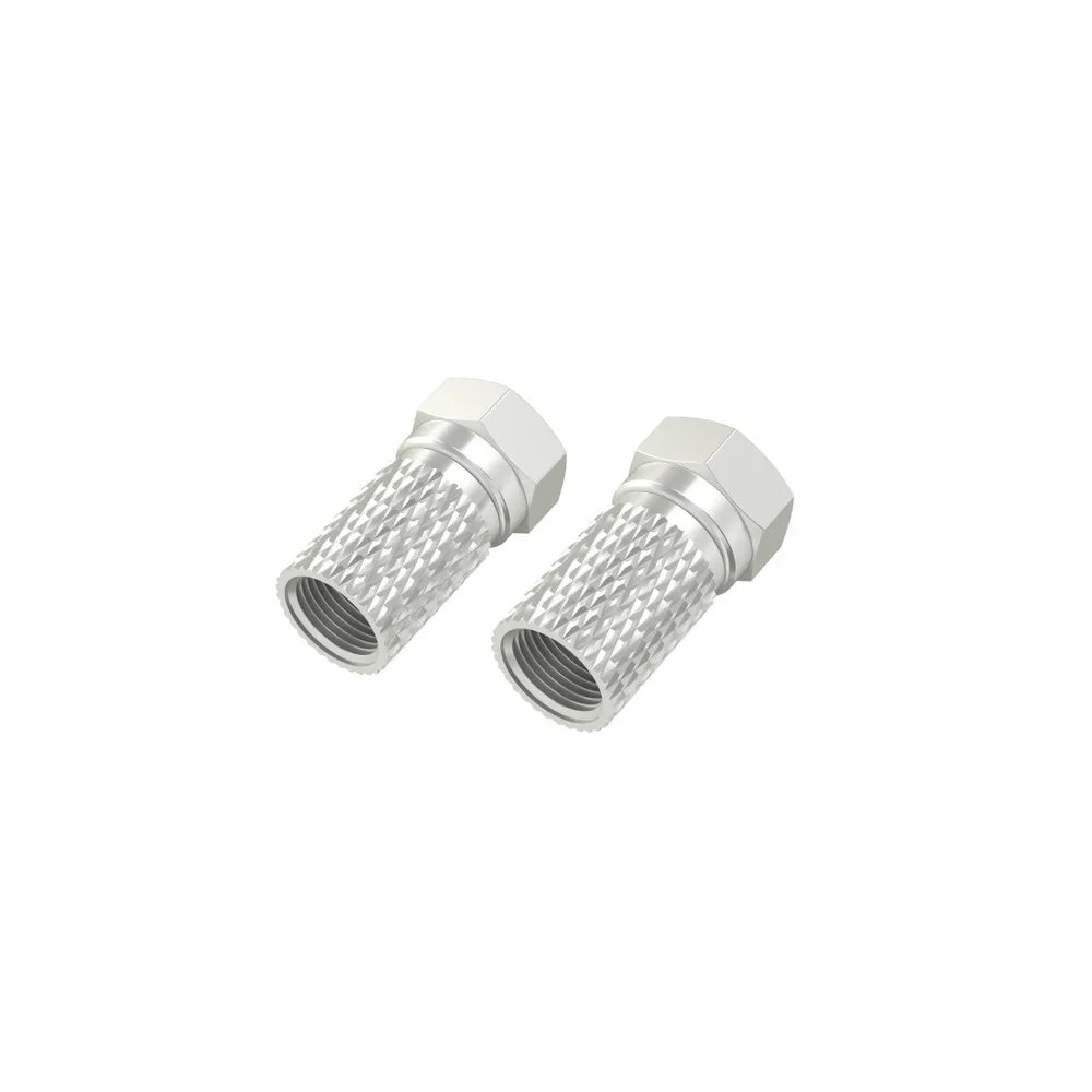 F-Stecker, 6,8 mm, schraubbar, 4 Stück (00205273)