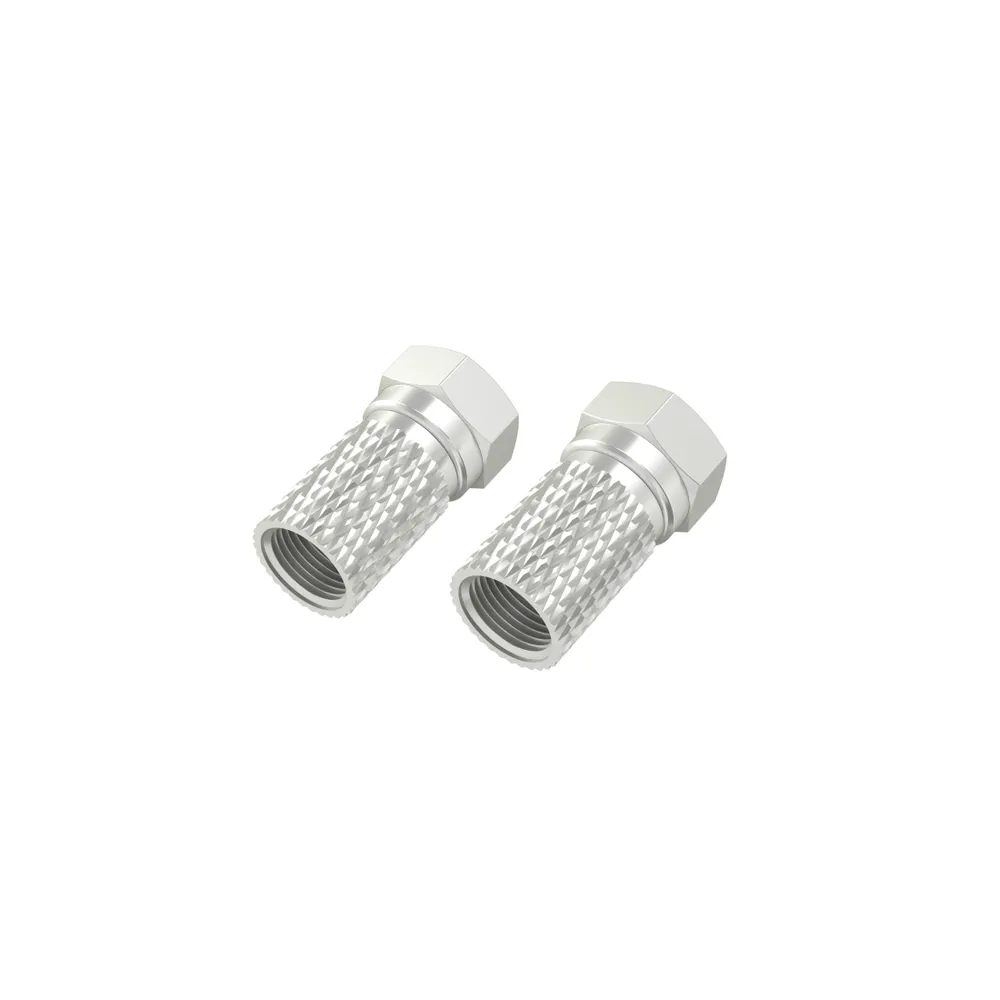 F-Stecker, 7,0 mm, schraubbar, 2 Stück (00205207)