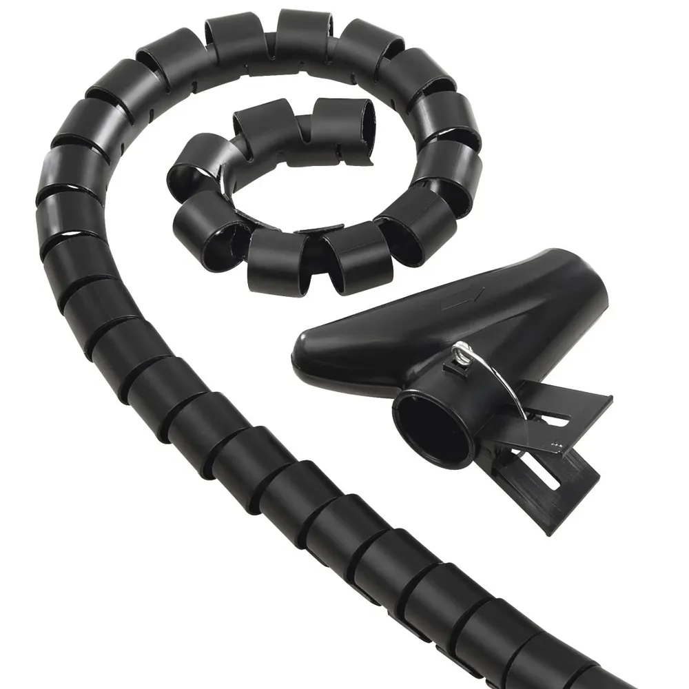 Flexibler Spiral-Kabelschlauch, universal, 30 mm, 1,5 m, Schwarz (00220997)