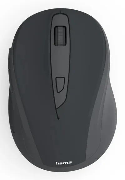 Funkmaus WM-400, ergonomisch, optisch, 6 Tasten, ohne Klickgeräusch, Schwarz (00173077)