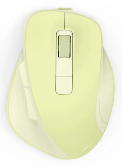 Funkmaus WM-500, ergonomisch, 6 Tasten, ohne Klickgeräusch, Akku, Grün
