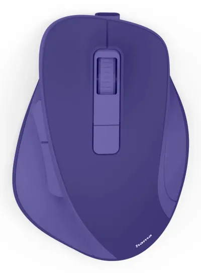 Funkmaus WM-500, ergonomisch, 6 Tasten, ohne Klickgeräusch, Akku, Blau