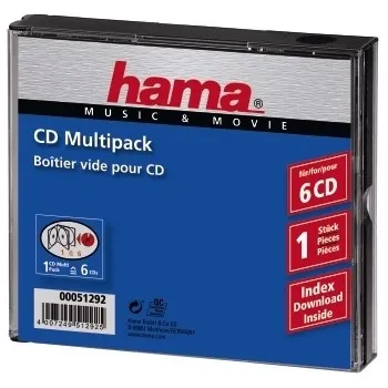 Hama CD Multipack | 00051292 | Behälter CD-Aufbewahrung