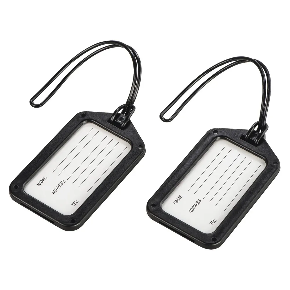 Hama Kofferanhänger für Tragetasche | 00105322 | Schwarz (Packung mit 2)