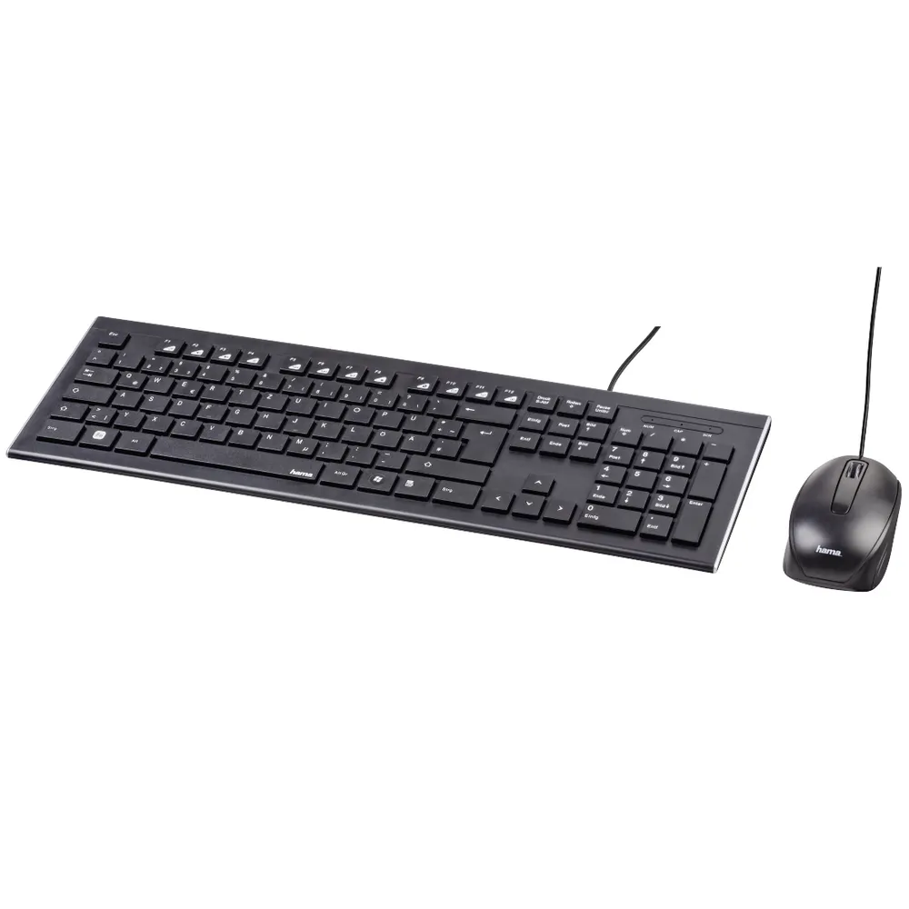 Hama "Cortino" | 00134958 | Tastatur-und-Maus-Set - USB