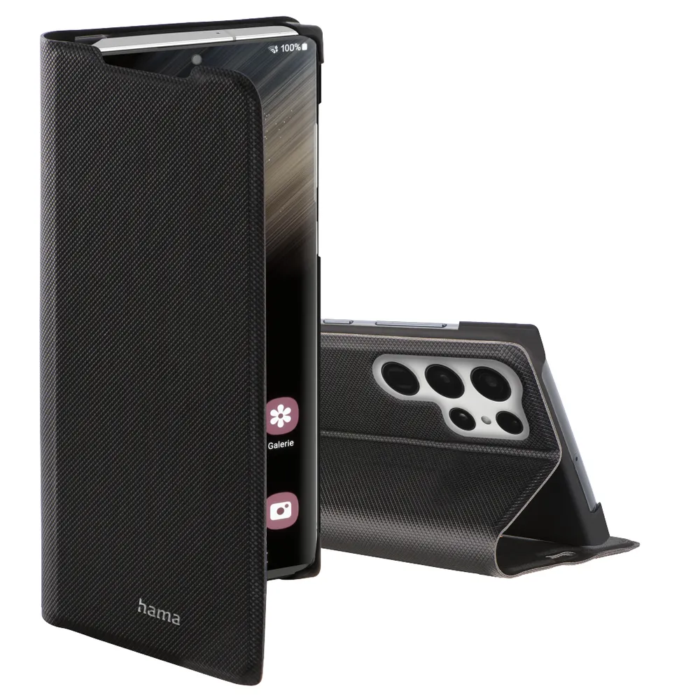 Hama Essential Line "Slim Pro" Booklet | 00215582 | Flip-Hülle für Mobiltelefon - Polyurethan (PU)