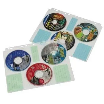 Hama CD-ROM Index Sleeves | 49835 | CD-Umschläge - Kapazität: 6 CD