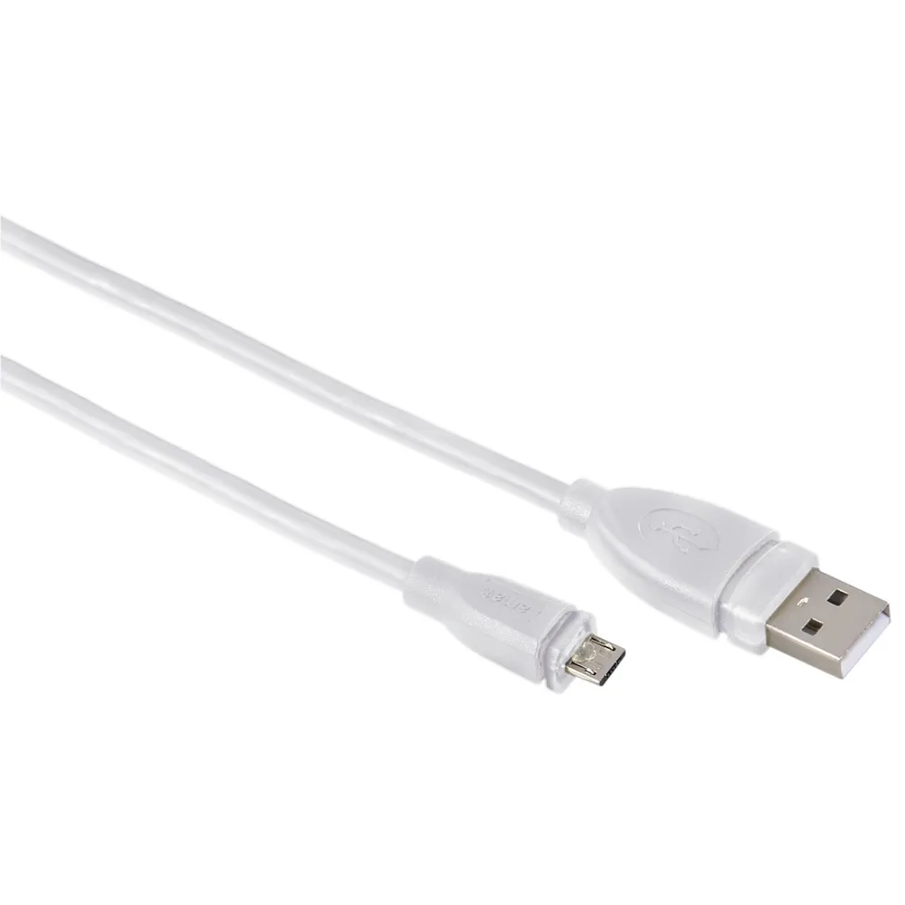 Hama 3m USB-Kabel Micro-B-Stecker Typ Micro-USB Weiß USB-Kabel, USB Typ A,USB Typ Micro-B, (300 cm), USB 2.0 Ladekabel und Datenkabel