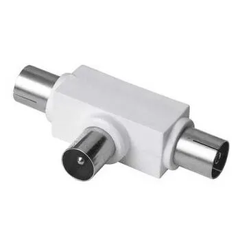 HAMA Antennenverteiler für Radio, 2-fach, Koaxstecker/ 2x Koaxkupplung