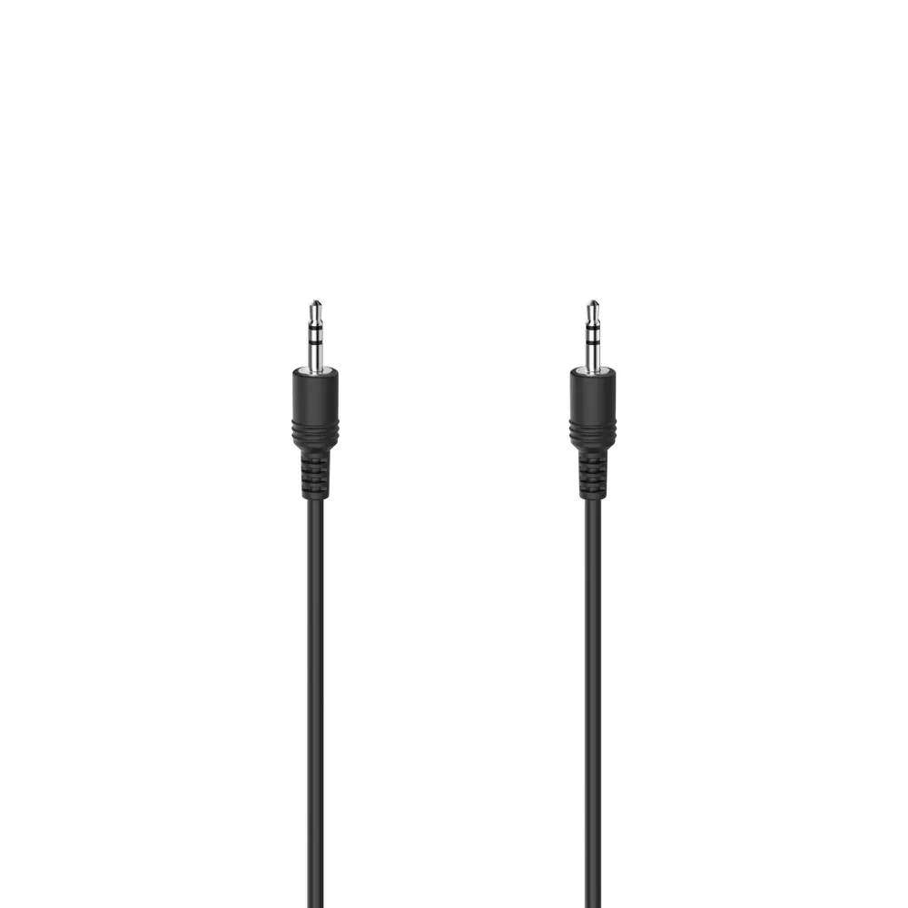 Hama Audio-Kabel 3,5-mm-Klinken-St.-3,5-mm-Klinken-St., Stereo 0,5m Audio-Kabel, 3,5-mm-Klinke, (50 cm)