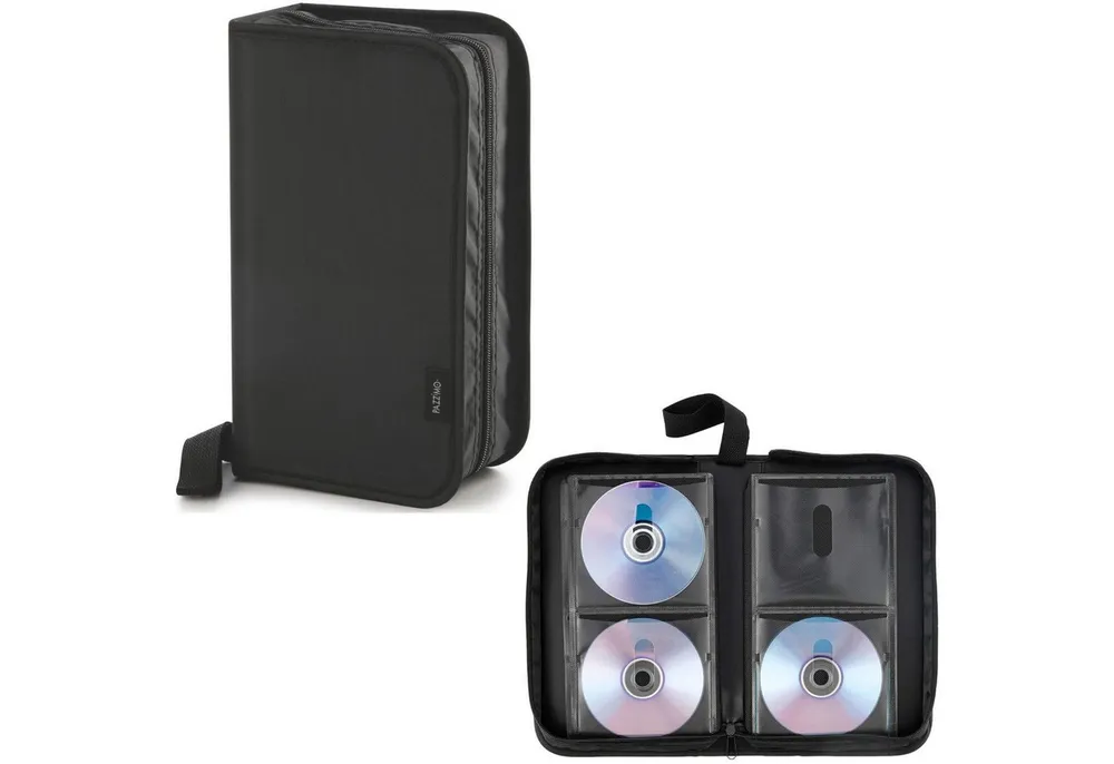 Hama CD-Hülle 120er CD-Tasche Wallet Aufbewahrung Schwarz, für 120x CD DVD Blu-Ray Disc Sleeves Case Hülle Schutzhülle Antistatik