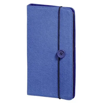 Hama CD-Hülle CD / DVD / Blu-ray-Tasche "Felt" für 48 Discs, Schutzhülle, Cover Blau