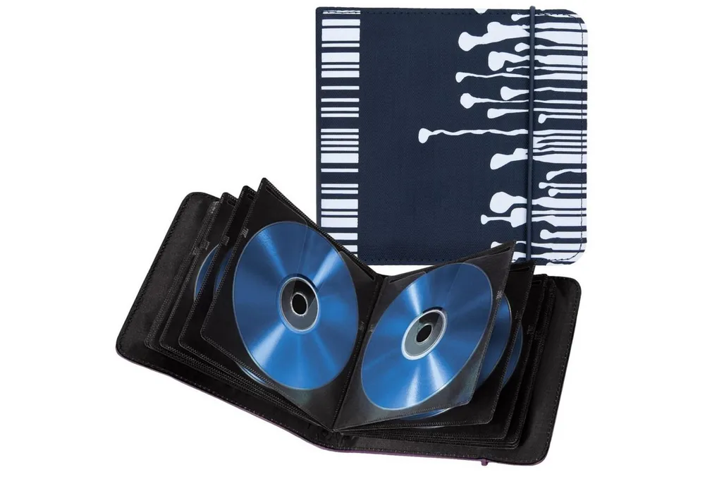 Hama DVD-Hülle CD-Tasche DVD Wallet für 24x CD DVD Blu-Ray Disc, Booklet Case Hülle Bag
