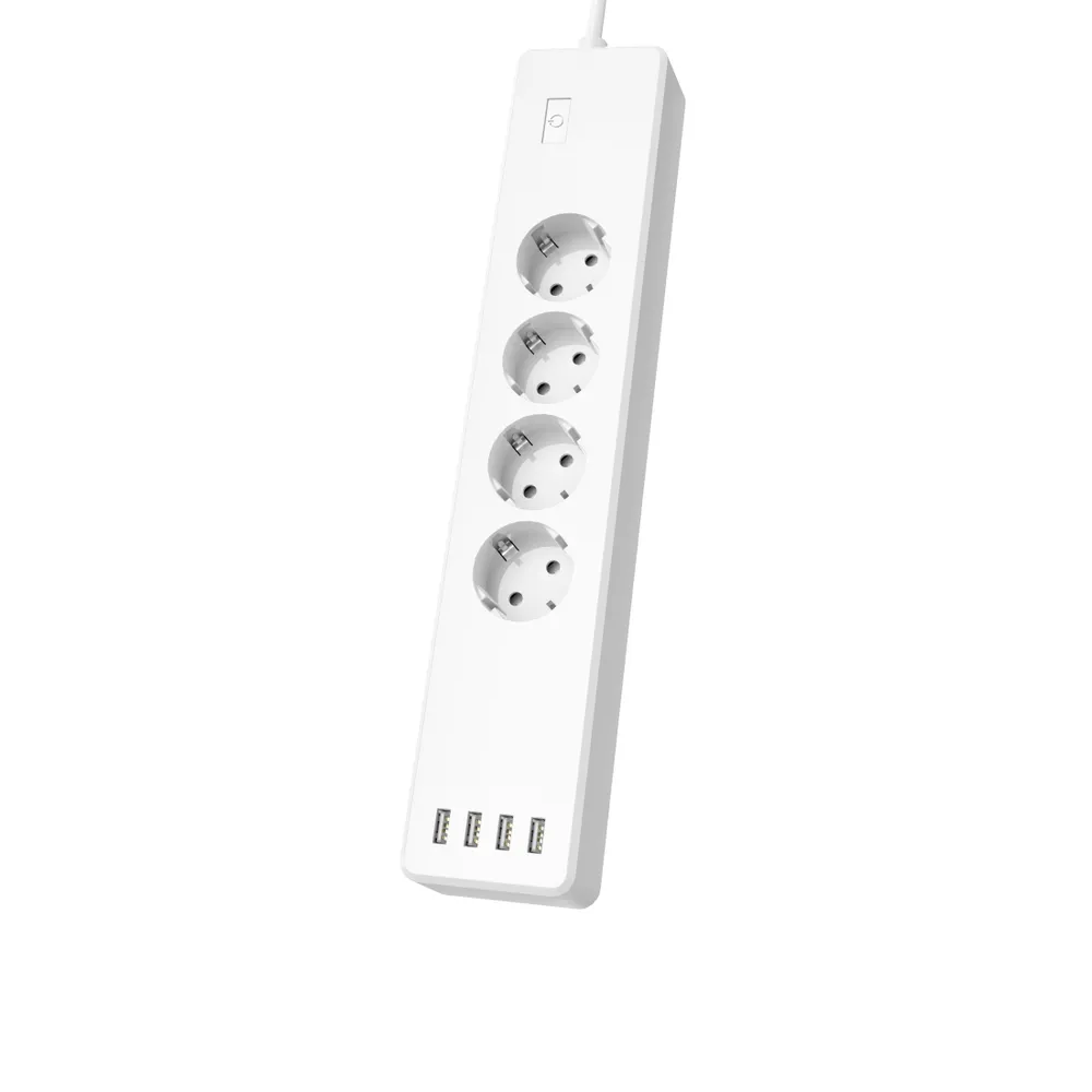 Hama Hama WLAN Steckdosenleiste 4-fach USB App Steuerung Überlastschutz Smarte Vierfach-Steckdosenleiste
