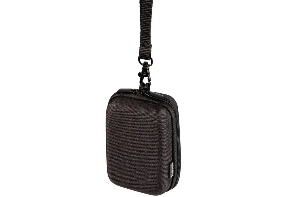 Hama Kameratasche Hardcase Ambato 60M Kamera-Tasche Schwarz, Schutz-Hülle Cover Foto-Etui Camera-Bag Gürtelschlaufe Digital-Kamera