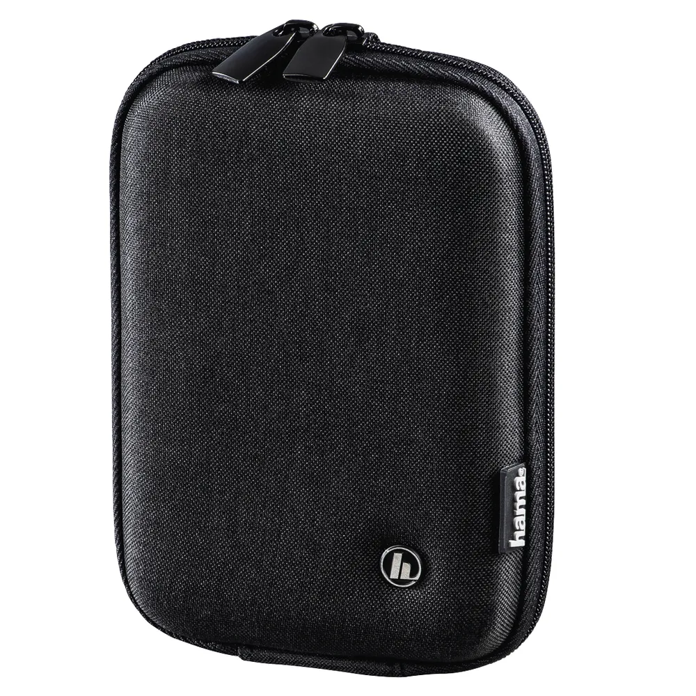 Hama Kameratasche Kamera-Tasche Hard-Case Schutz-Hülle, Gürtelschlaufe Innenfutter, kleines Fach, für Digital-Kamera Camcorder