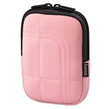 Hama Kameratasche Kamera-Tasche Universal Fancy Memory 50C Rosa, Reißverschluss, Innenfach, für kleine Digital-Kamera Foto Digicam