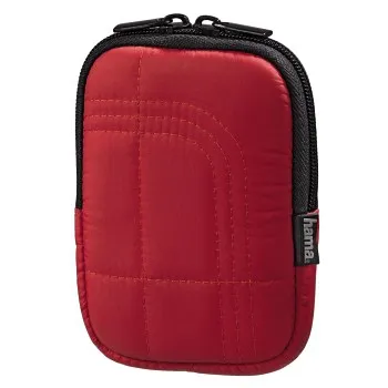 Hama Kameratasche Kamera-Tasche Universal Fancy Memory 50C Rot, Reißverschluss, Innenfach, für kleine Digital-Kamera Foto Digicam