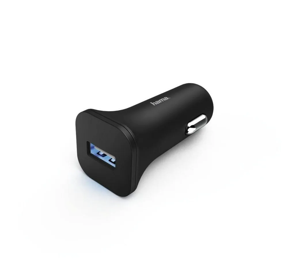 Hama Kfz-Ladegerät, 1,2 A, Schwarz (00183261) USB-Ladegerät