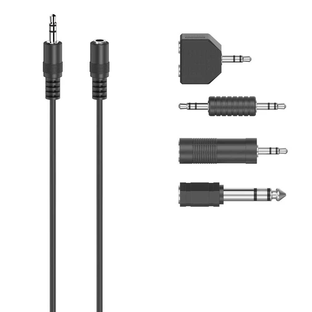 Hama Klinken-Anschluss-Set, Stereo, 2,5 m Audio-Kabel