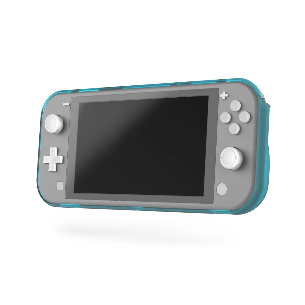 Hama Konsolen-Tasche Hard-Case Schutz-Hülle Tasche Türkis, Anti-Kratz, besserer Griff, Grip-Cover für Nintendo Switch Lite