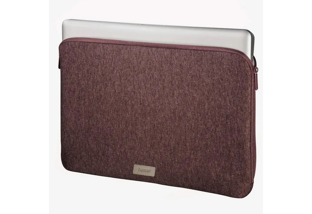 Hama Laptoptasche Notebook-Tasche Schutz-Hülle Jersey 13" Rot, Sleeve Cover Laptop passend für 13" 13,3" 13,5" 13,6 Zoll