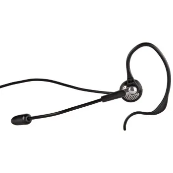 Hama Mono Headset Kopfhörer 2,5mm Klinke Ohrbügel Smartphone-Headset (Universal, Mikrofon, Stummschaltung, etc, Kein, Universal Klinken-Stecker passend für Gigaset DECT Telefon Festnetz)