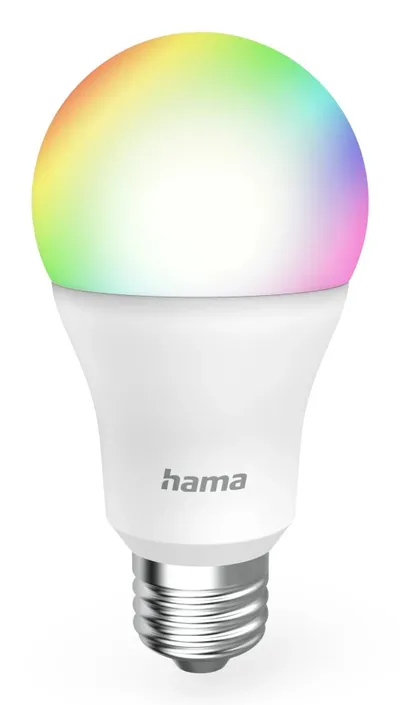 Hama Smarte Home LED-Leuchtmittel, E27, RGBW, dimmbar, WLAN, Matter