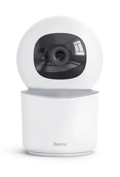 Hama Smarte Überwachungskamera, WLAN, innen, Aufzeichnung, schwenkbar, Full-HD