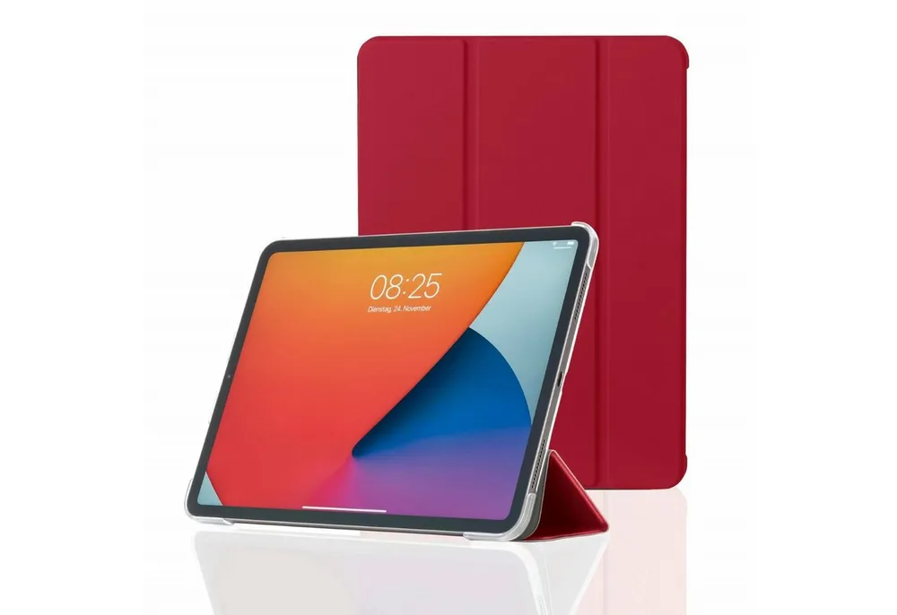 Hama Tablet-Hülle Smart Case Fold Clear Tasche Cover Hülle Rot, für Apple iPad Pro 11" 2020 2. Generation 2021 3. Gen. 2022 4. Gen.